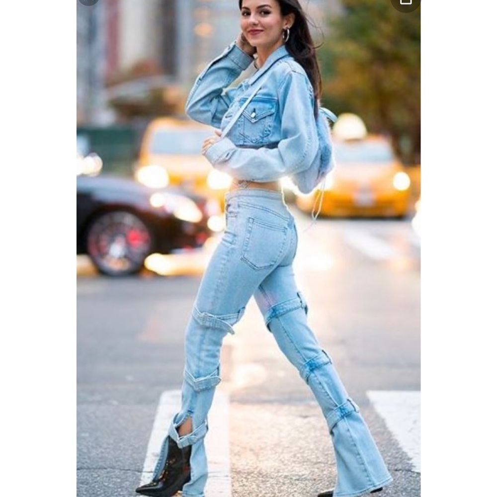 Cotton Citizen Light Blue Denim Flare Jeans